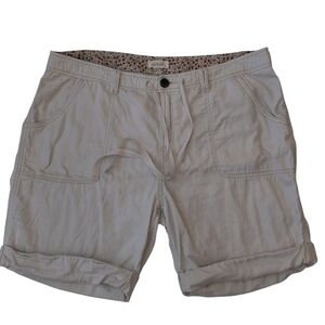 Aerie Women's Cream Cargo Shorts